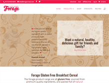 Tablet Screenshot of foragecereal.com